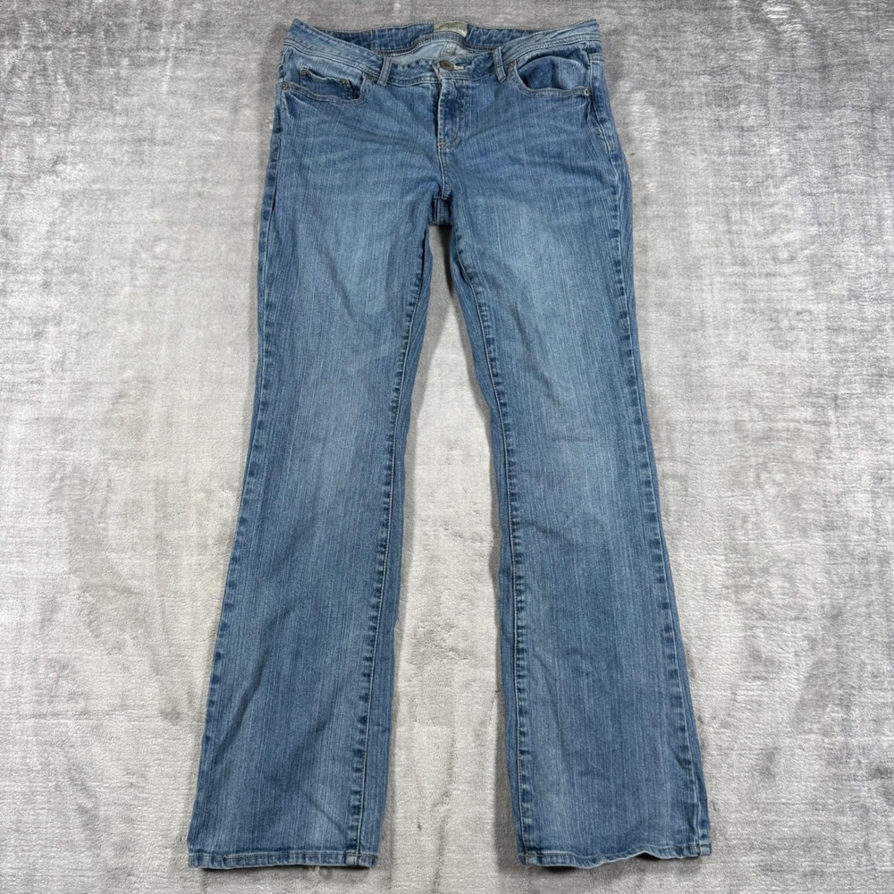 Aeropostale Jeans Womens 10 Blue Mid Rise √ Flared Denim Y2K Casual 1101